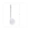Boardwalk Toilet Brushes, 12 in L Handle, White, Plastic, 12 in L Overall BWK00160EA - alternate 2